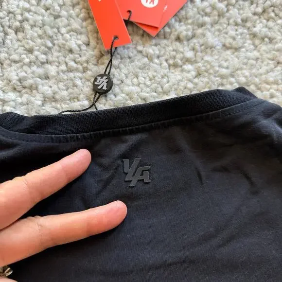 Men's YoungLA4097 - Cropped Tailored Tees 4097 XL, NWT, BlackWash(SoldOut) - Picture 4 of 7